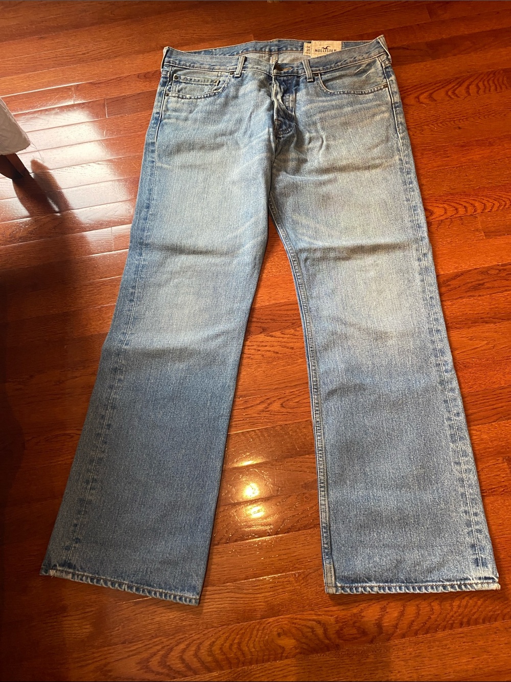 Hollister Light Blue Men's Bootcut Jeans